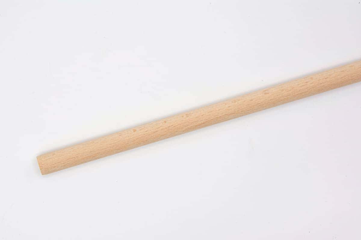 one wooden stick, beech