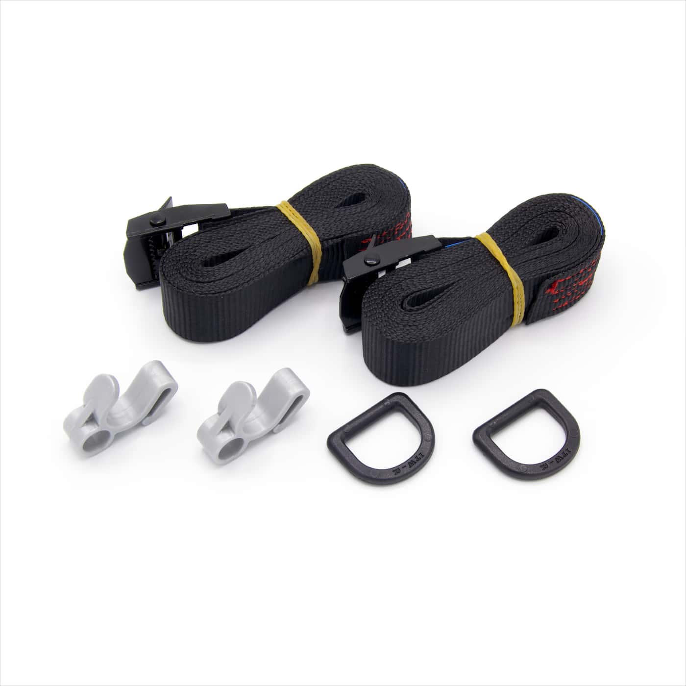 Set Hängetisch Haken mit Gurtband und D-Ringen Set Hängetisch Haken mit Gurtband und D-Ringen