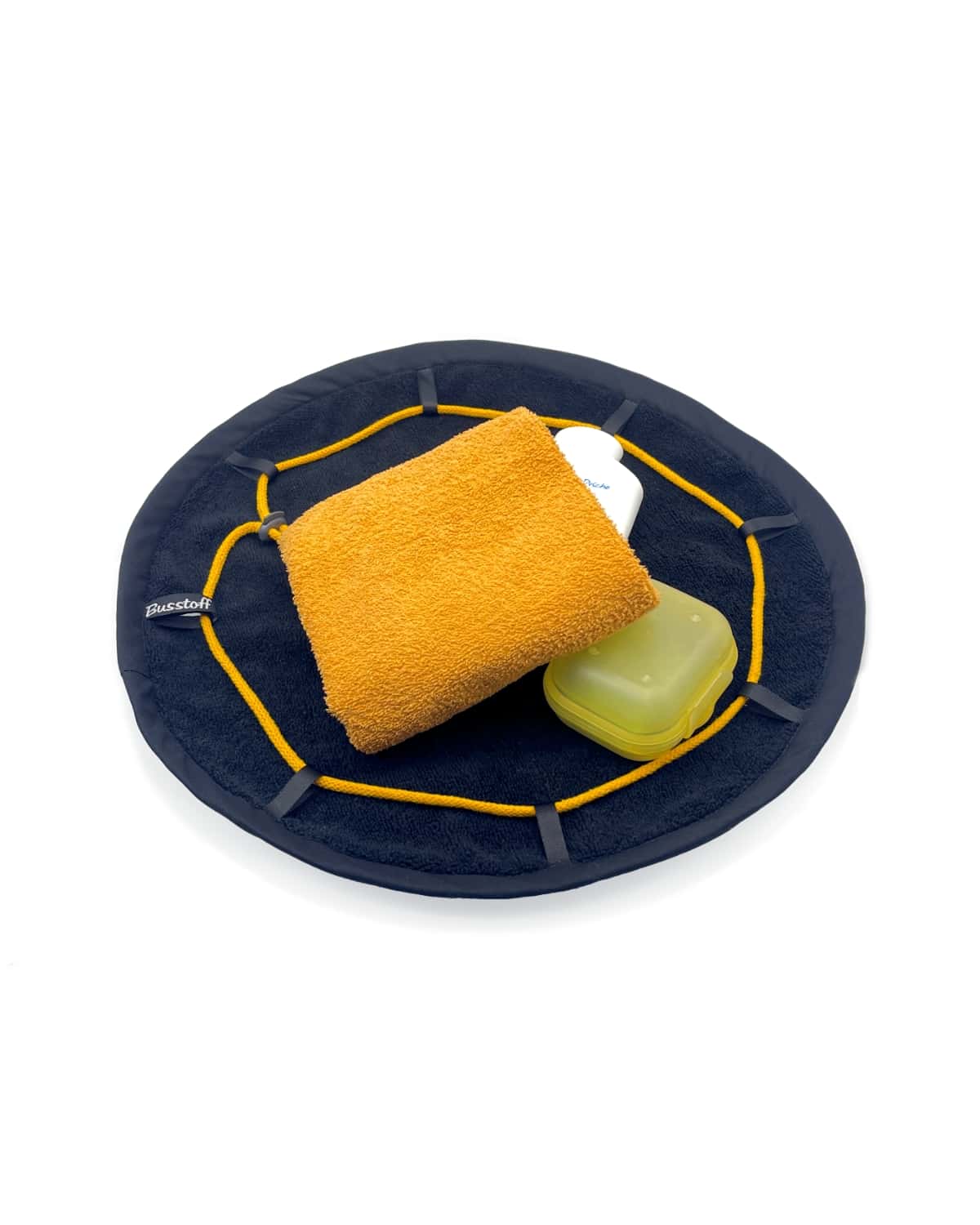 Camping shower mat with shower kit