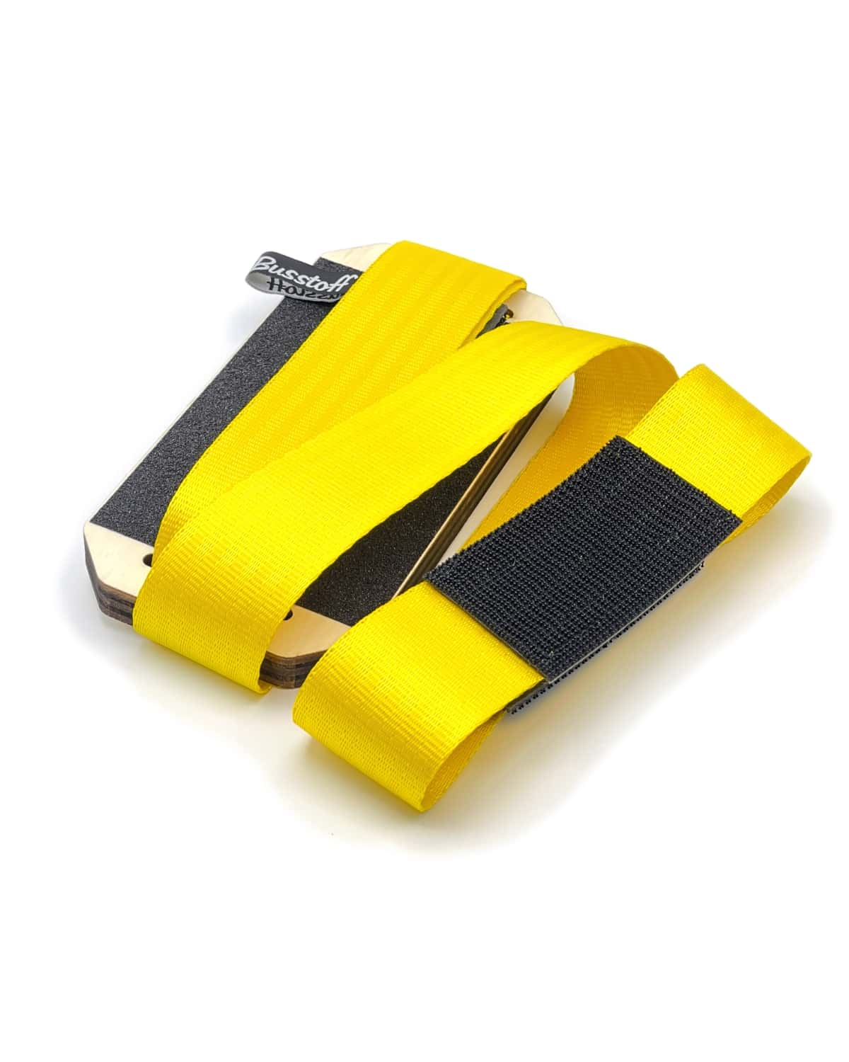 50 mm webbing and 3M Dual Lock for a firm hold up to 100 kg