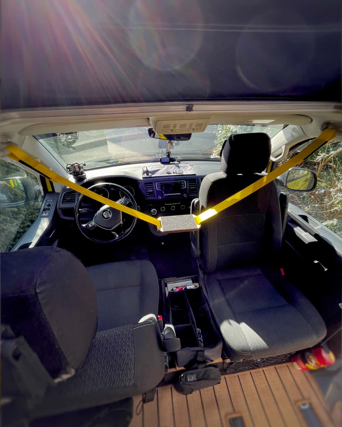 Aufstiegshilfe im T6 California Aufstelldach