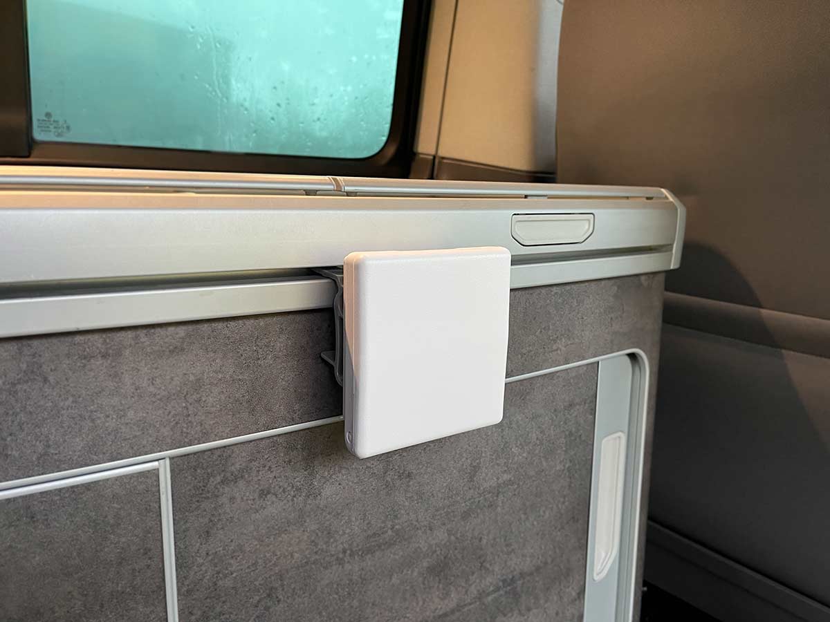 DURSTIG cup holder in white for VW California Ocean, Coast, Beach and Multivan