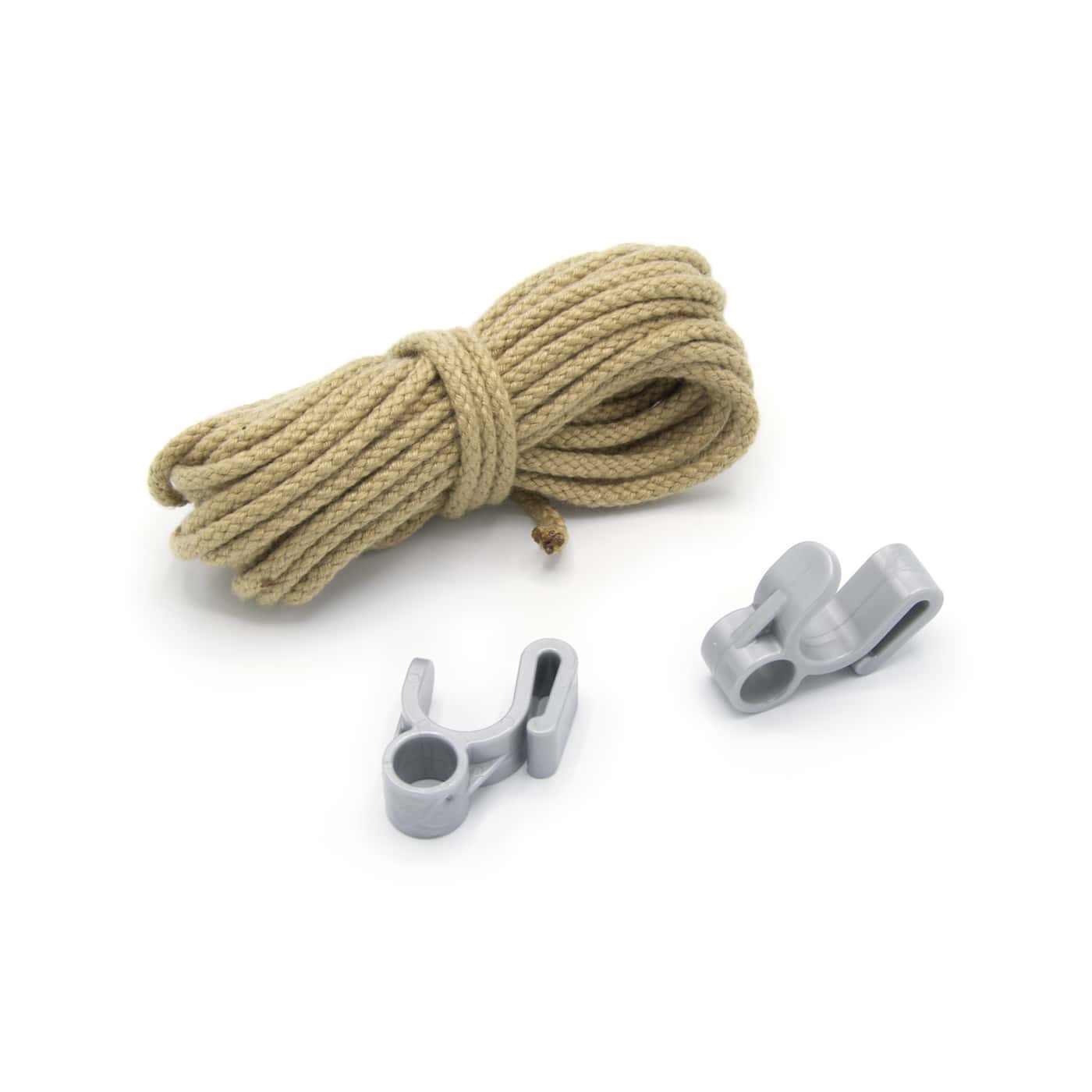 Set Hängetisch Haken mit Polyhanf Seil