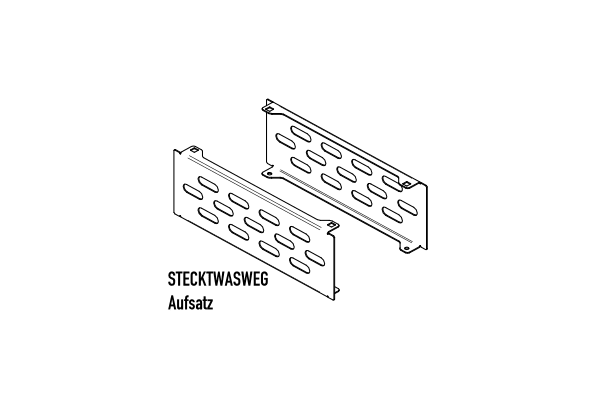 Zeichnung Trittstufenregal Aufsatz