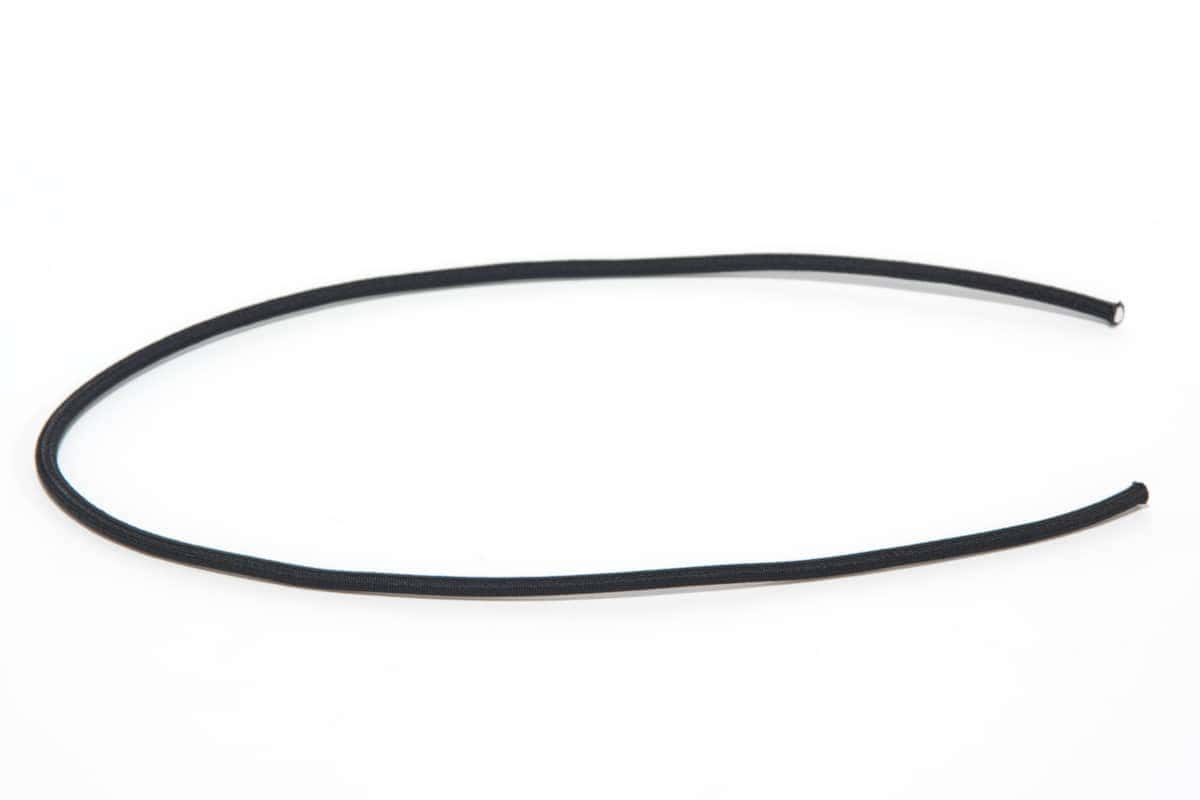 Spanngummi, lavaschwarz